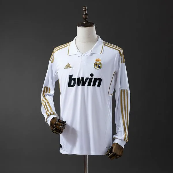 Camiseta de fútbol Real Madrid 2011/12 LOCAL MANGA LARGA VERSION FAN